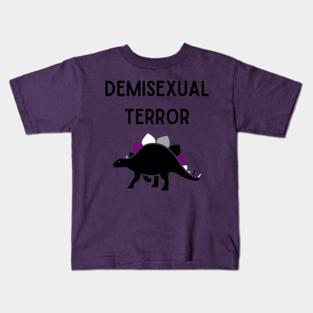 Demisexual Terror 2 Kids T-Shirt by Ali Hylton